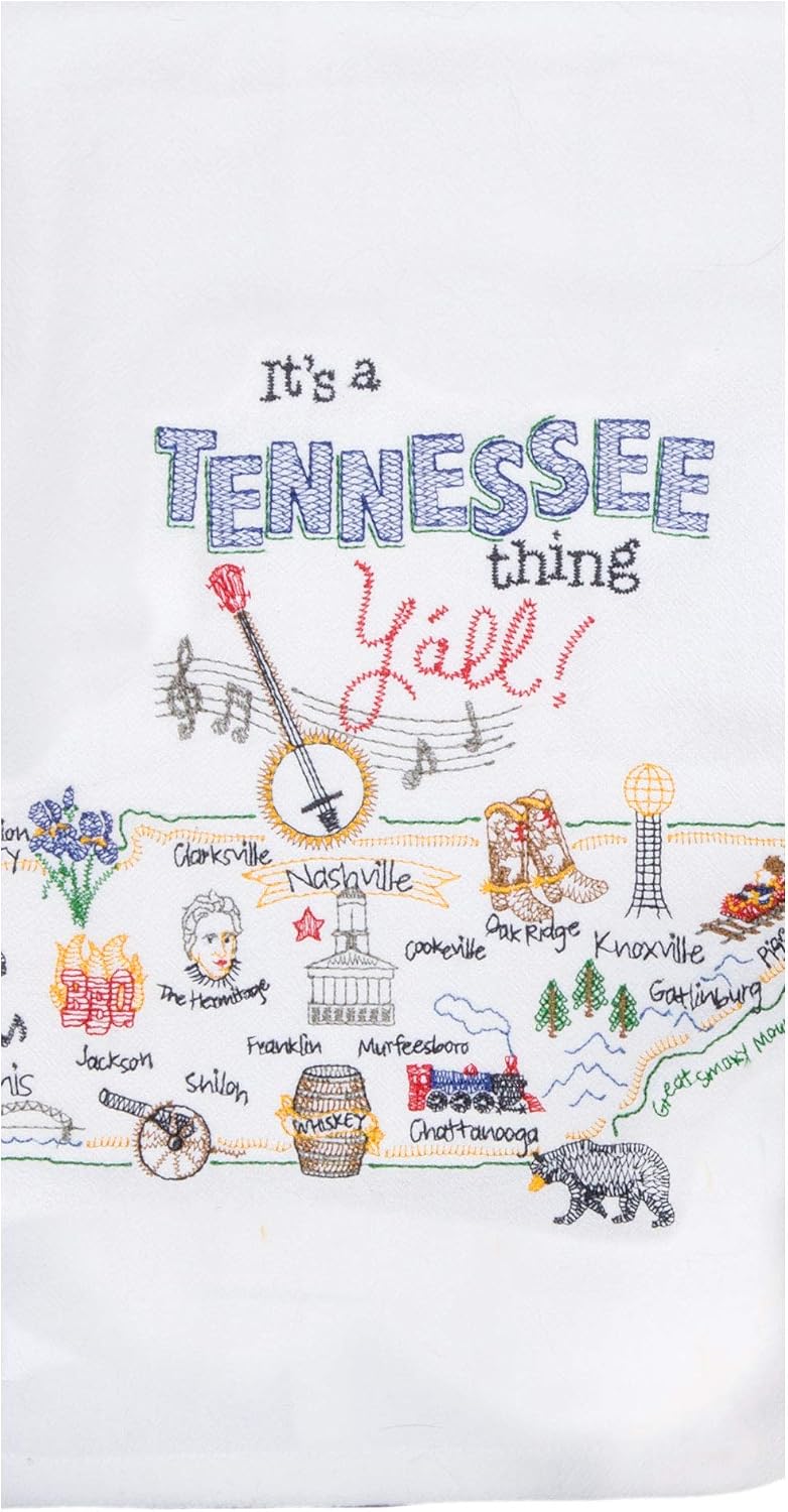 It's a State Thing Tennessee Embroidered Flour Sack Towel