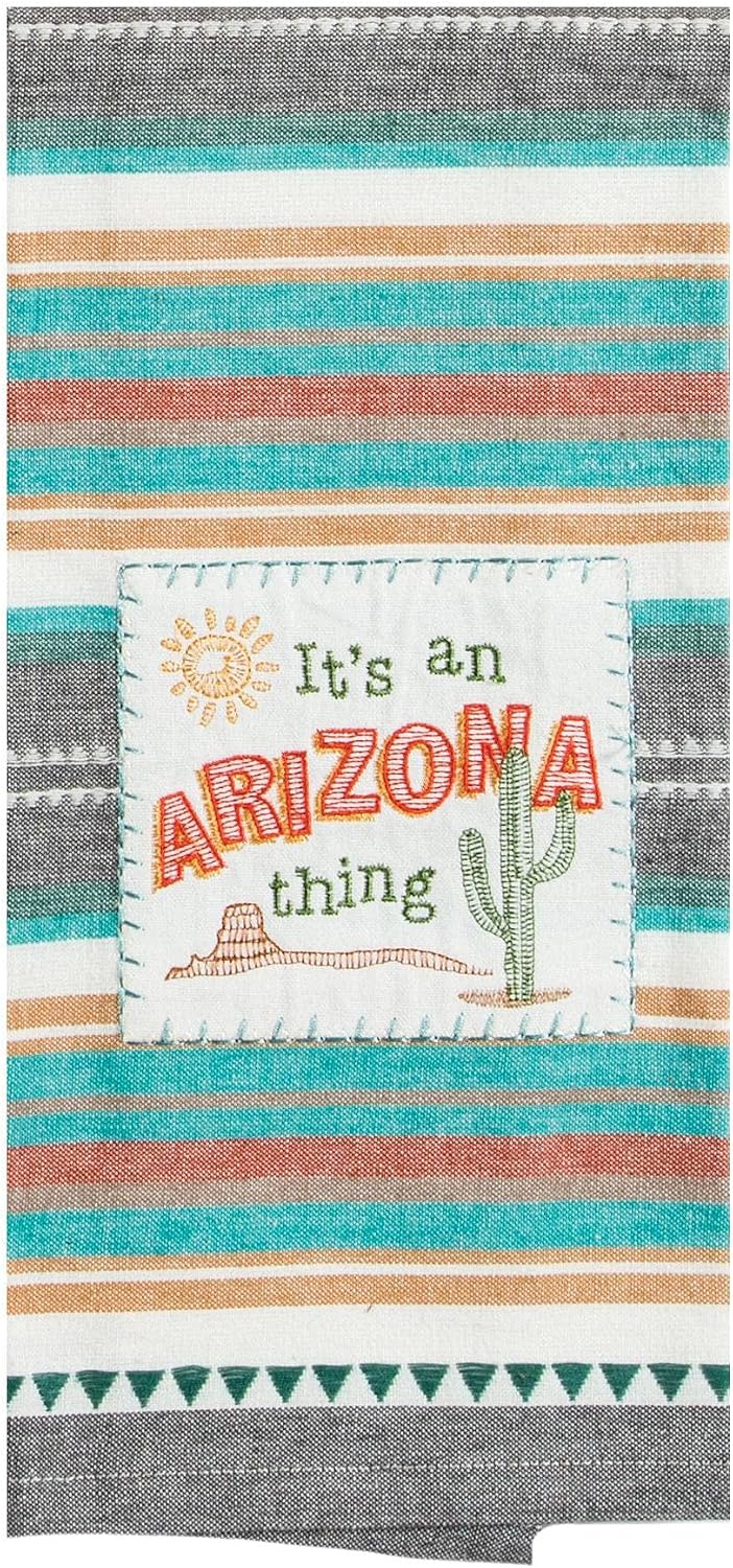 2 Piece Kay Dee Designs Home State of Arizona Embroidered Kitchen Towel Bundle