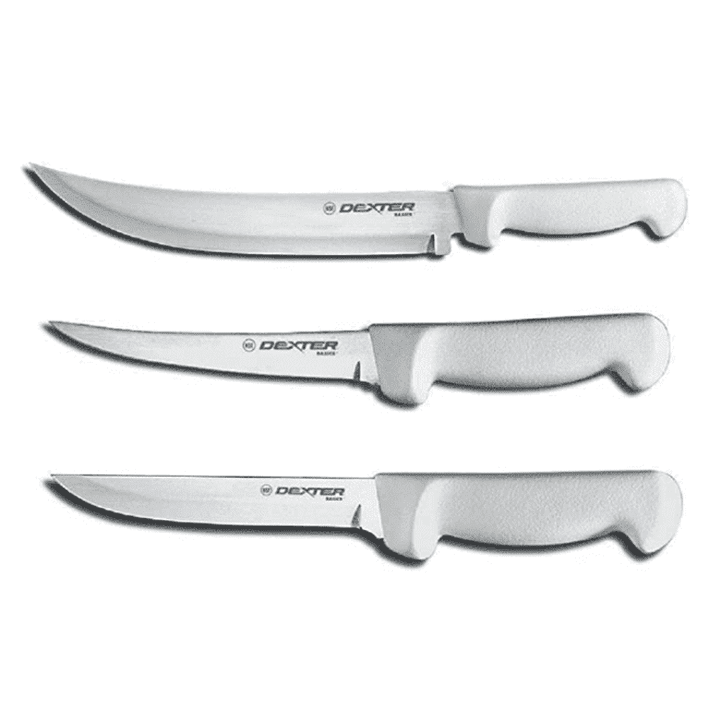 The Dexter Russell 3 Piece Knife Combo Set - Cutlery Butcher Chef Set